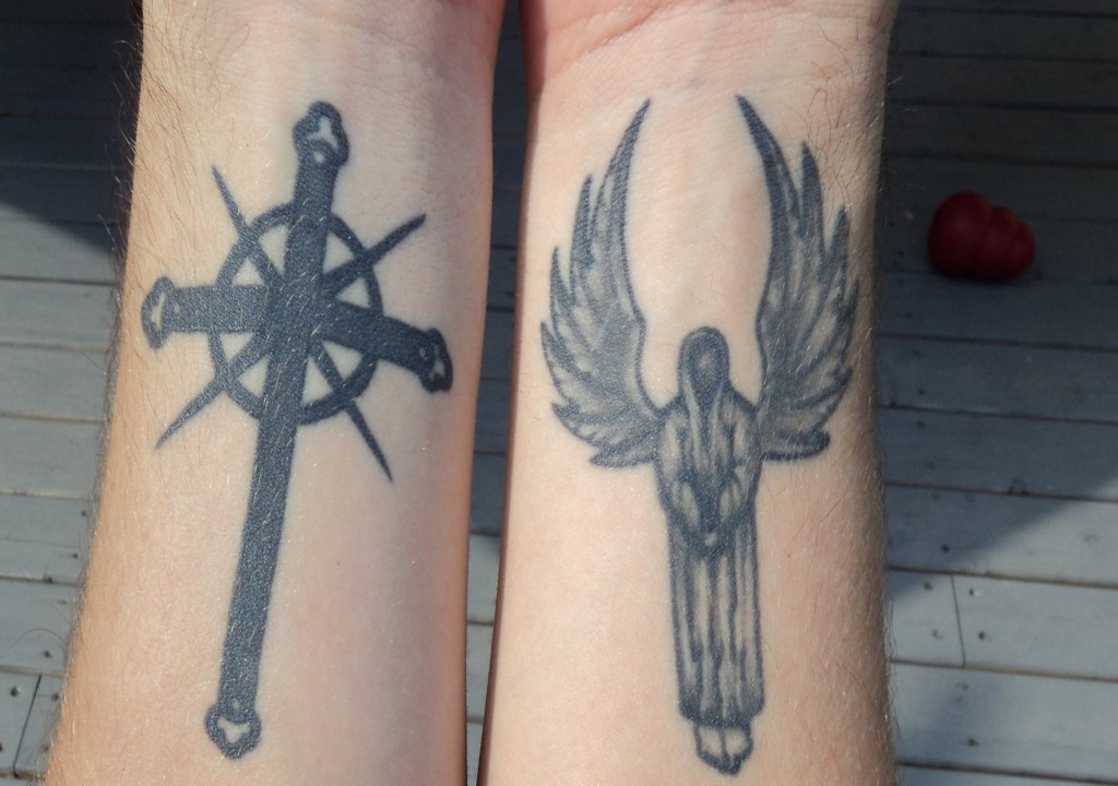Engeltattoohandgelenk AlleTattoo