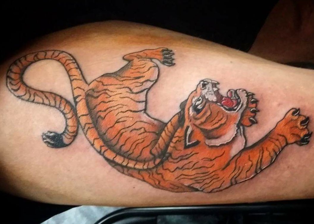 Tigerkopf tattoo bedeutung frau mit ▷ 1001