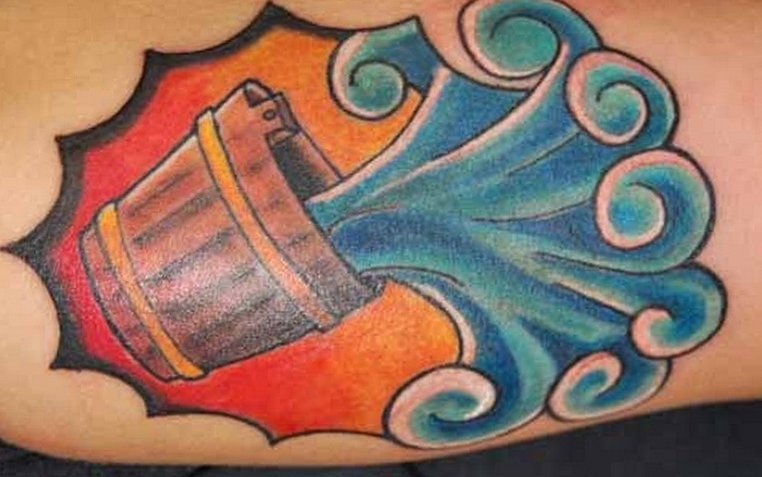 Wassermann männer tattoos motive Tattoo Ideen