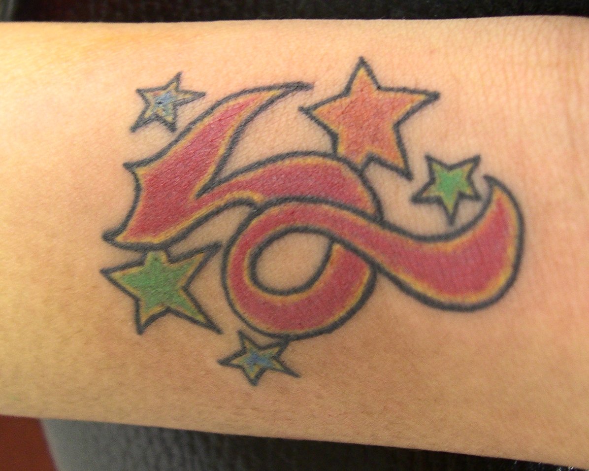 Steinbock-Sternzeichen-Tattoo-mit-Sternen-am-Handgelenk