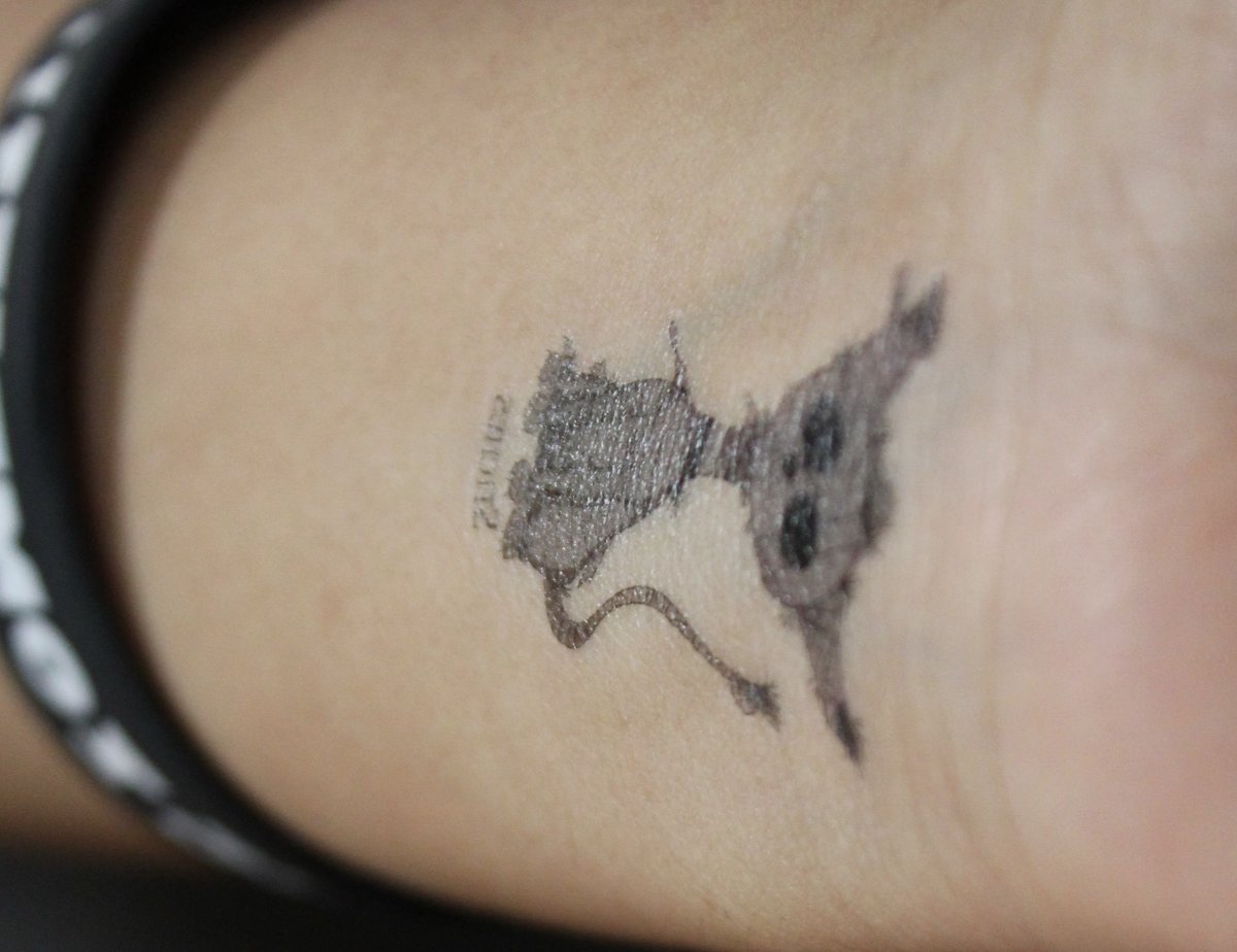Tattoo-am-Handgelenk-Katze