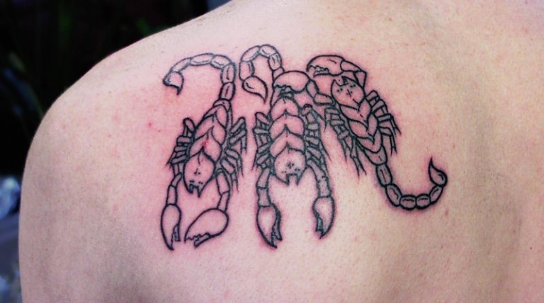 Skorpion Sternzeichen Tattoos